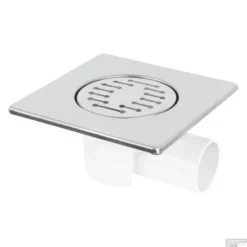 Doucheput Differnz Basic 150x150mm Zijuitlaat 49mm