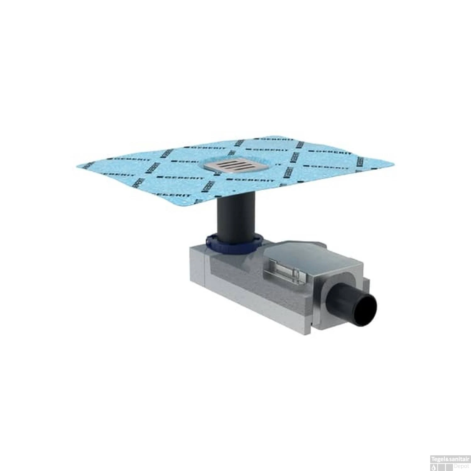 Doucheput Vloer Geberit Ruwbouwset 9-20 Cm Waterslot 50 Mm 154050001 3 Doucheput Vloer Geberit Ruwbouwset 9-20 Cm Waterslot 50 Mm 154050001