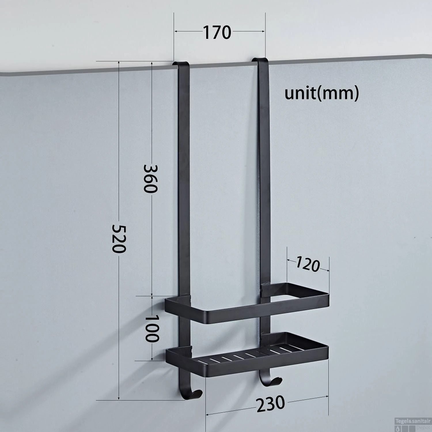 Doucherek Boss & Wessing 52 Cm Geborsteld Koper 13 Doucherek Boss & Wessing 52 Cm Geborsteld Koper - Afbeelding 11