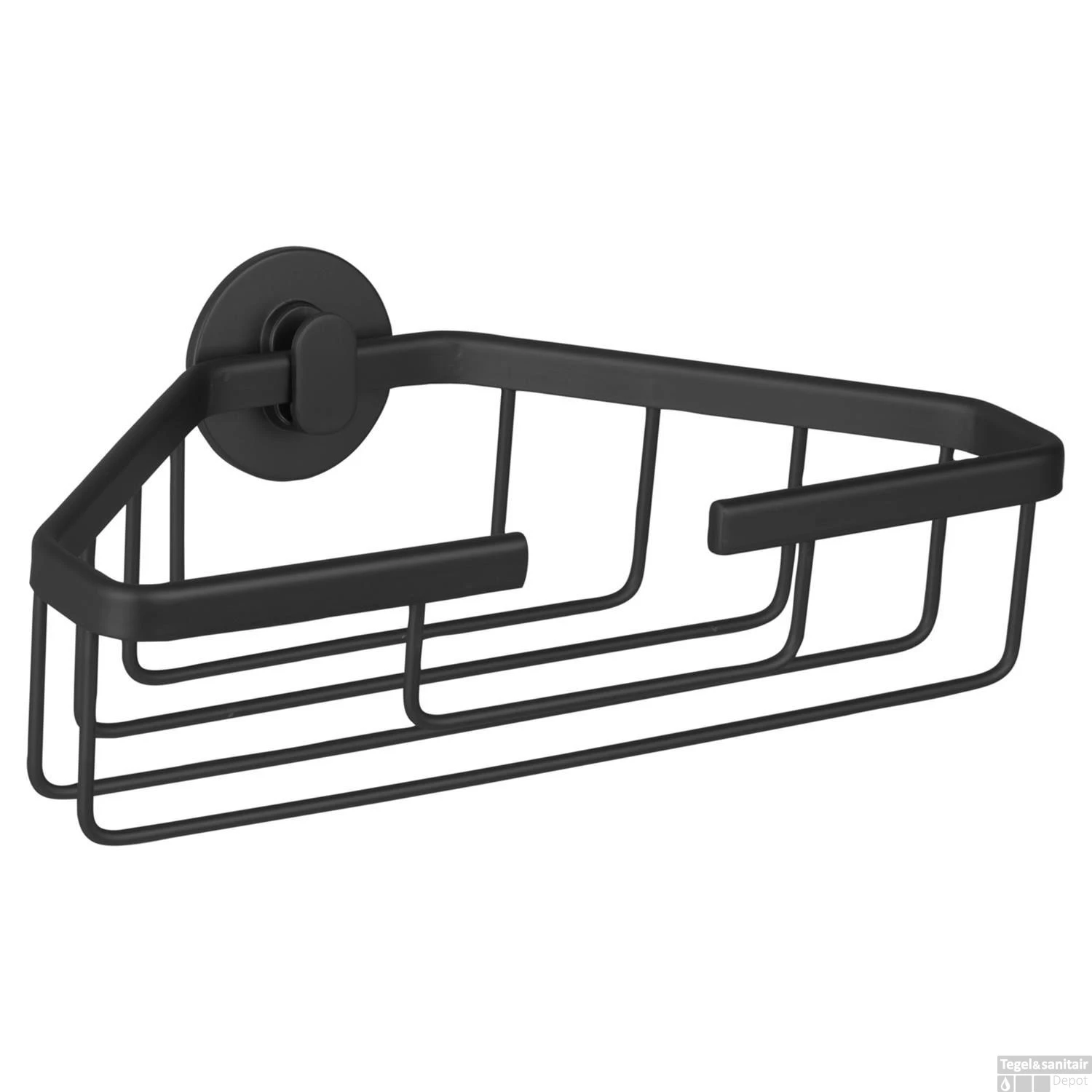 Doucherek Differnz Driehoek 25x8x13.1 Cm Zwart 4 Doucherek Differnz Driehoek 25x8x13.1 Cm Zwart - Afbeelding 2