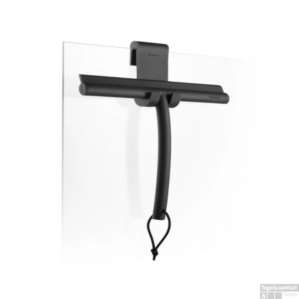 Douchewisser Blomus Vipo Inclusief Hanger Mat Zwart 4 Douchewisser Blomus Vipo Inclusief Hanger Mat Zwart - Afbeelding 2