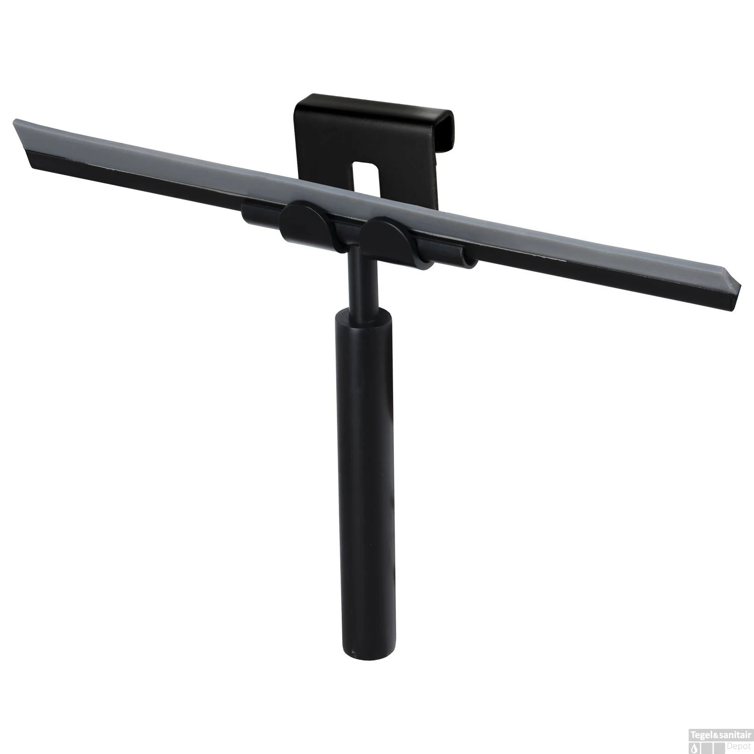 Douchewisser Haceka Selection Met Haak Mat Zwart 3 Douchewisser Haceka Selection Met Haak Mat Zwart