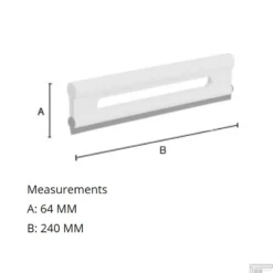 Douchewisser Smedbo Sideline 24x6.4 Cm ABS Siliconen Wit -Goedkope Stijl Baden Winkel douchewisser smedbo sideline 24x6.4 cm abs siliconen wit tech
