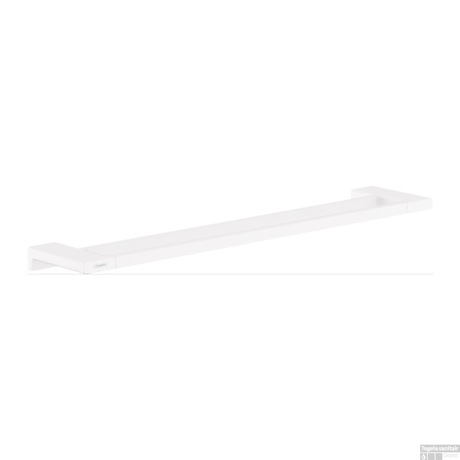 Dubbel Handdoekrek AddStoris HansGrohe 64,8 Cm Mat Wit 3 Dubbel Handdoekrek AddStoris HansGrohe 64,8 Cm Mat Wit