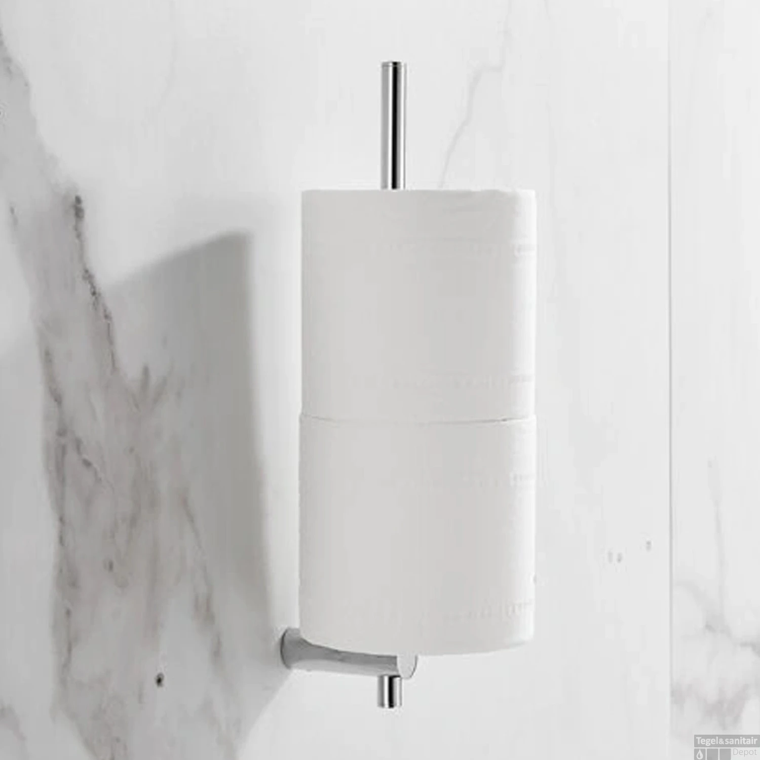 Dubbele Reserverolhouder Boss & Wessing Academy Chroom 4 Dubbele Reserverolhouder Boss & Wessing Academy Chroom - Afbeelding 2