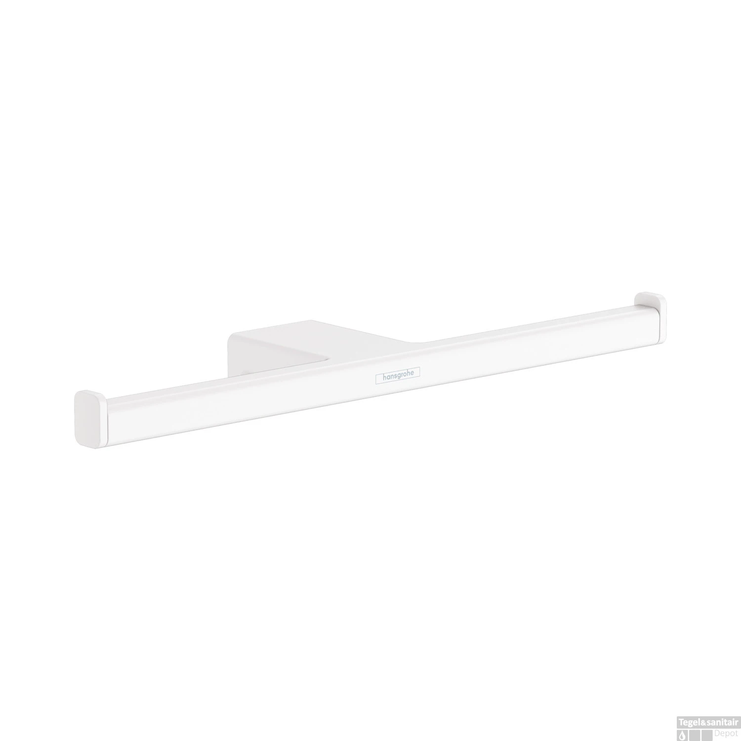 Dubbele Toiletrolhouder HansGrohe AddStoris Mat Wit 3 Dubbele Toiletrolhouder HansGrohe AddStoris Mat Wit