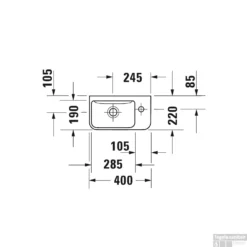 Duravit ME By Starck Fontein 40x22x13.5 Cm Keramiek Glanzend Wit 6 Duravit ME By Starck Fontein 40x22x13.5 Cm Keramiek Glanzend Wit -Goedkope Stijl Baden Winkel duravit me by starck fontein 40x22x13.5 cm keramiek glanzend wit tech