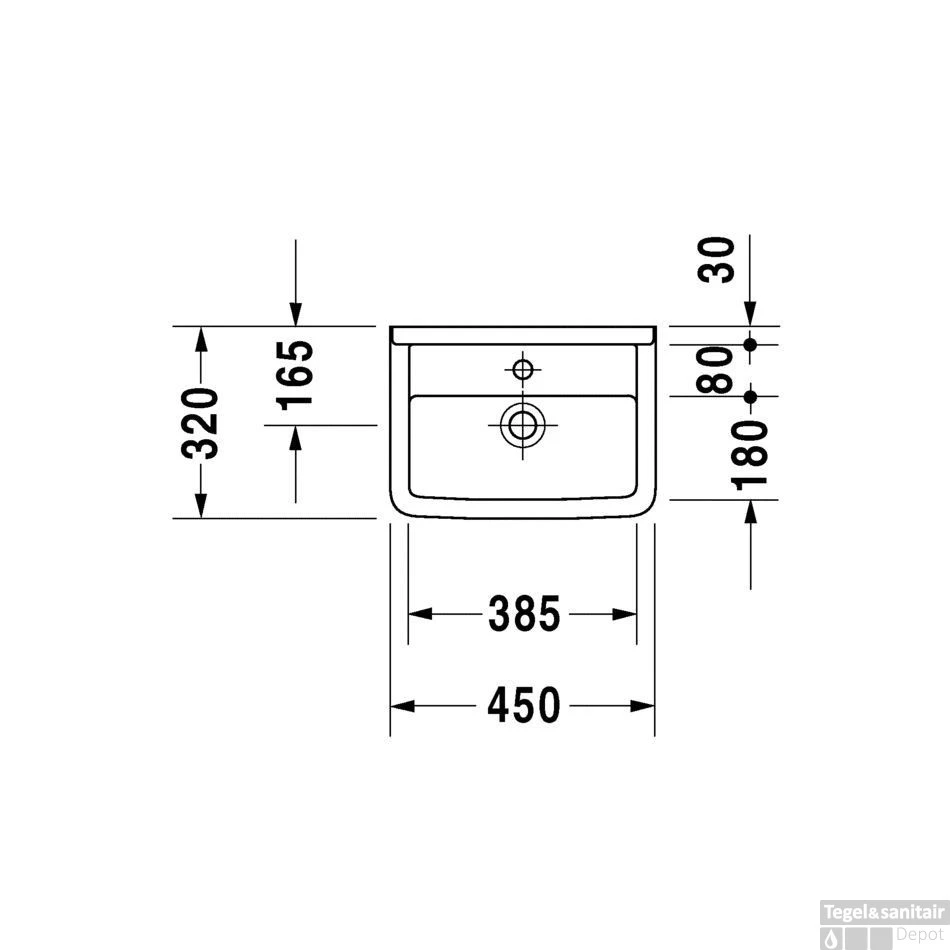 Duravit Starck 3 Fontein 45x32x15.5 Cm Rechthoek Keramiek Glanzend Wit 7 Duravit Starck 3 Fontein 45x32x15.5 Cm Rechthoek Keramiek Glanzend Wit - Afbeelding 5