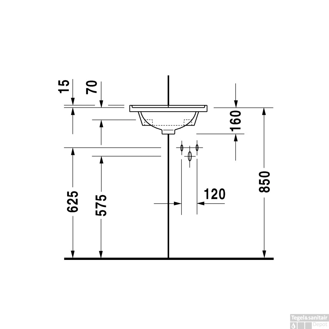 Duravit Starck 3 Hoekfontein 43x38x16 Cm Rechthoek Keramiek Glanzend Wit 6 Duravit Starck 3 Hoekfontein 43x38x16 Cm Rechthoek Keramiek Glanzend Wit - Afbeelding 4