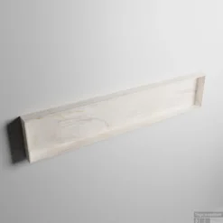 MONDIAZ EASY Nis 149,5x29,5cm In Solid Surface Kleur Ostra. 1 Vak Geschikt Voor In- Of Opbouw