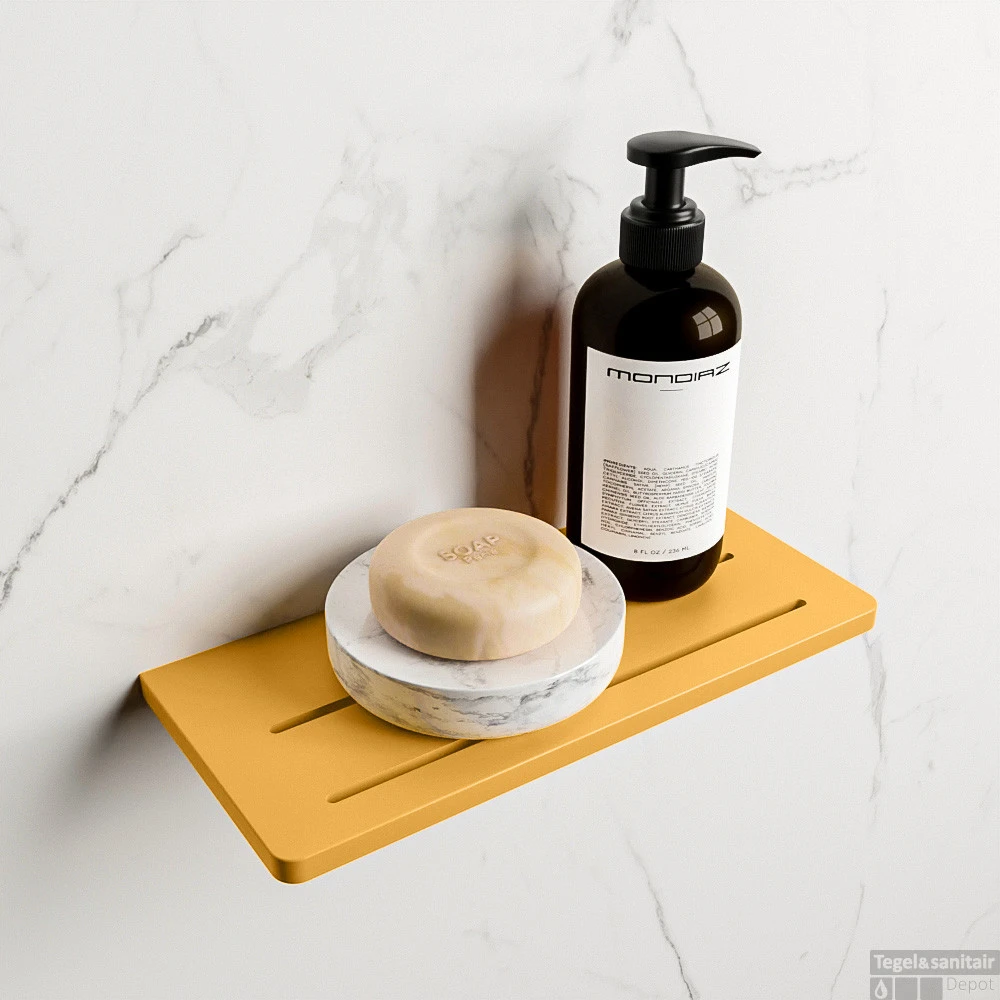 MONDIAZ EASY Planchet 31cm Solid Surface Kleur Ocher 4 MONDIAZ EASY Planchet 31cm Solid Surface Kleur Ocher - Afbeelding 2