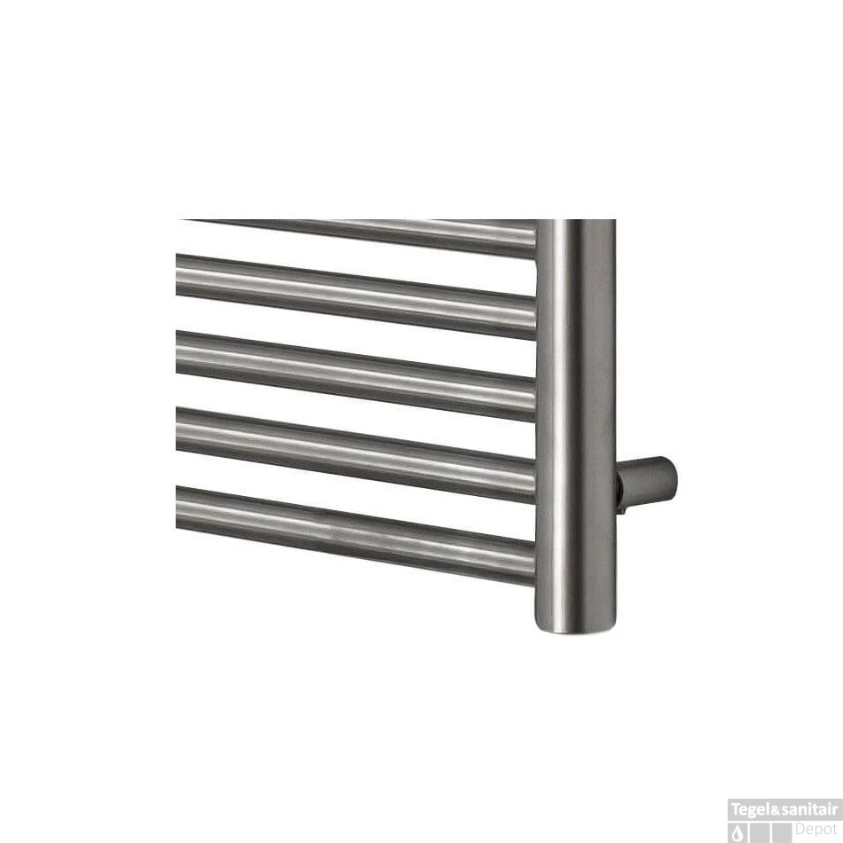 EH Design Radiator Athena 60x80 Cm Geborsteld RVS 4 EH Design Radiator Athena 60x80 Cm Geborsteld RVS - Afbeelding 2