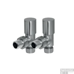 EH Design Radiator Kraantjes Haaks Gepolijst RVS