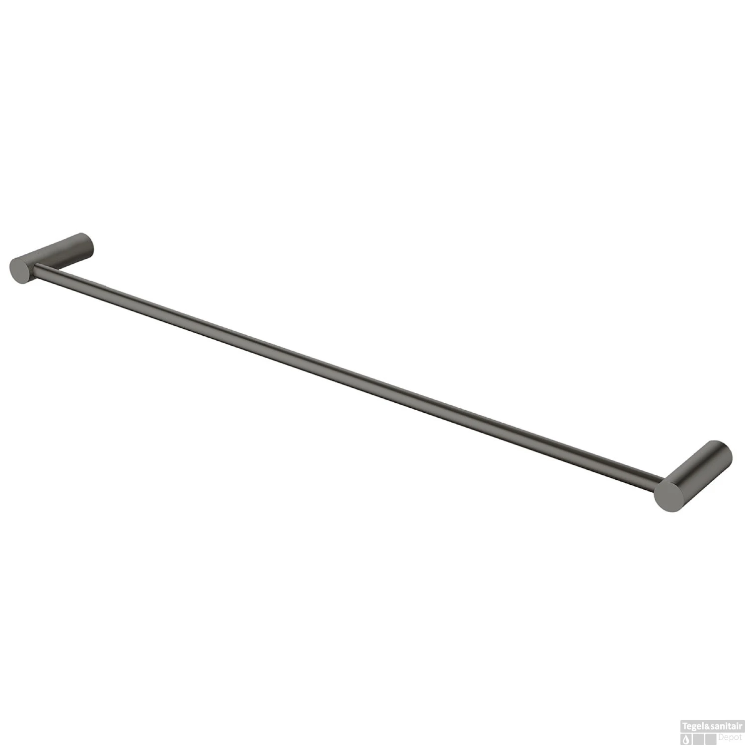 Enkele Handdoekrek Boss & Wessing Iron 60 Cm Gunmetal 3 Enkele Handdoekrek Boss & Wessing Iron 60 Cm Gunmetal