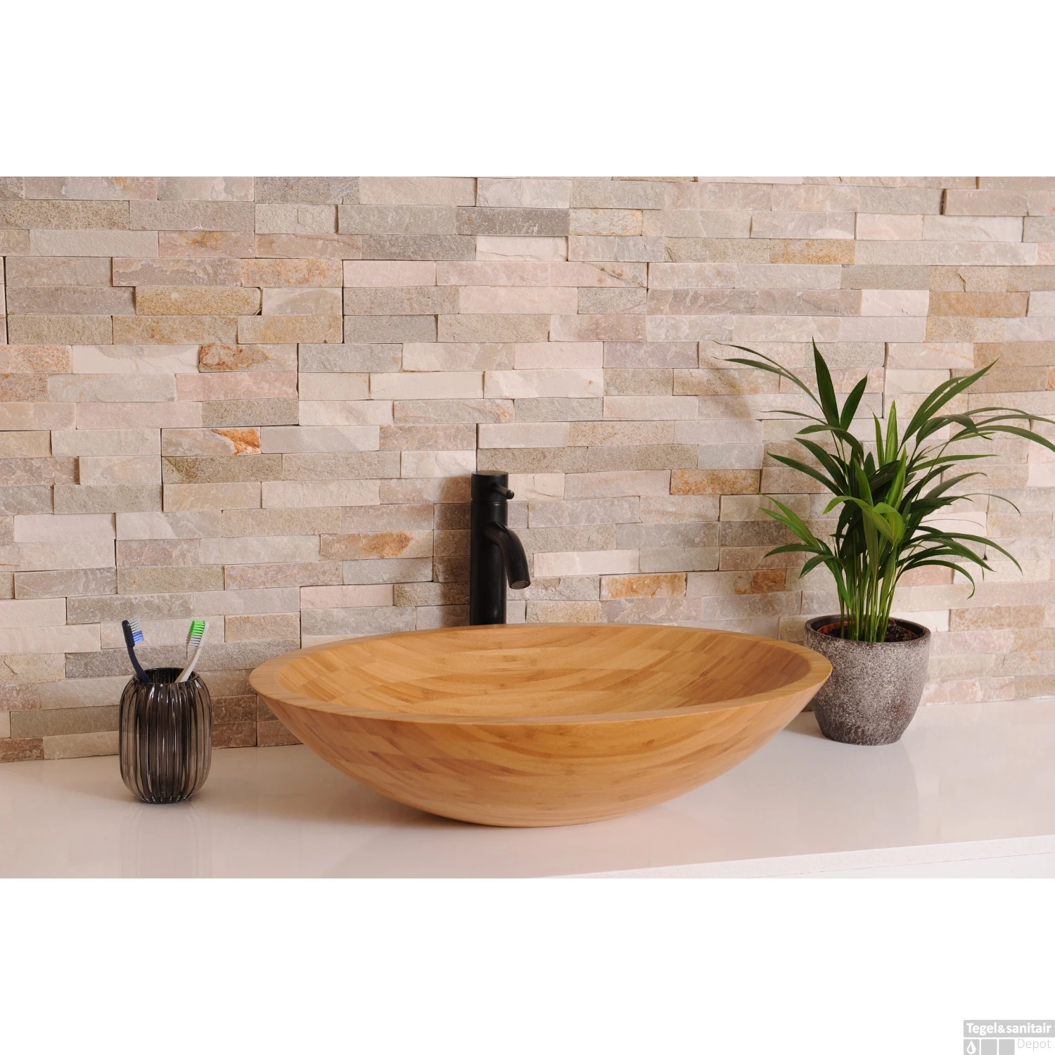 Waskom Minnor Fastuosa 60x40x14.6 Cm Bamboe 3 Waskom Minnor Fastuosa 60x40x14.6 Cm Bamboe