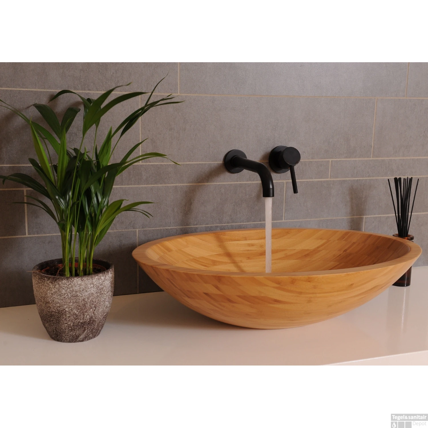 Waskom Minnor Fastuosa 60x40x14.6 Cm Bamboe 4 Waskom Minnor Fastuosa 60x40x14.6 Cm Bamboe - Afbeelding 2