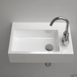 Fontein Clou Flush 2 36x24.5x9cm Keramiek Glans Wit (Zonder Kraangat) 17 Fontein Clou Flush 2 36x24.5x9cm Keramiek Glans Wit (Zonder Kraangat) -Goedkope Stijl Baden Winkel flush 2 plus detail b 1