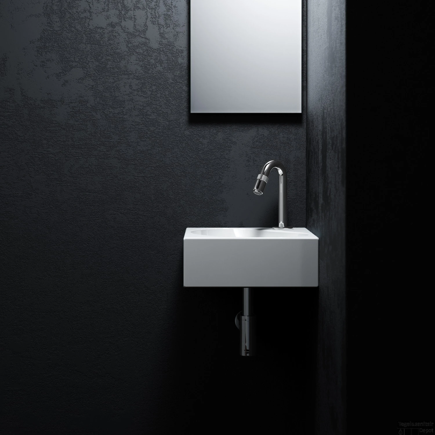 Hoekfontein Clou Flush 5 27x27x10cm Keramiek Glans Wit (Zonder Kraangat) 7 Hoekfontein Clou Flush 5 27x27x10cm Keramiek Glans Wit (Zonder Kraangat) - Afbeelding 5