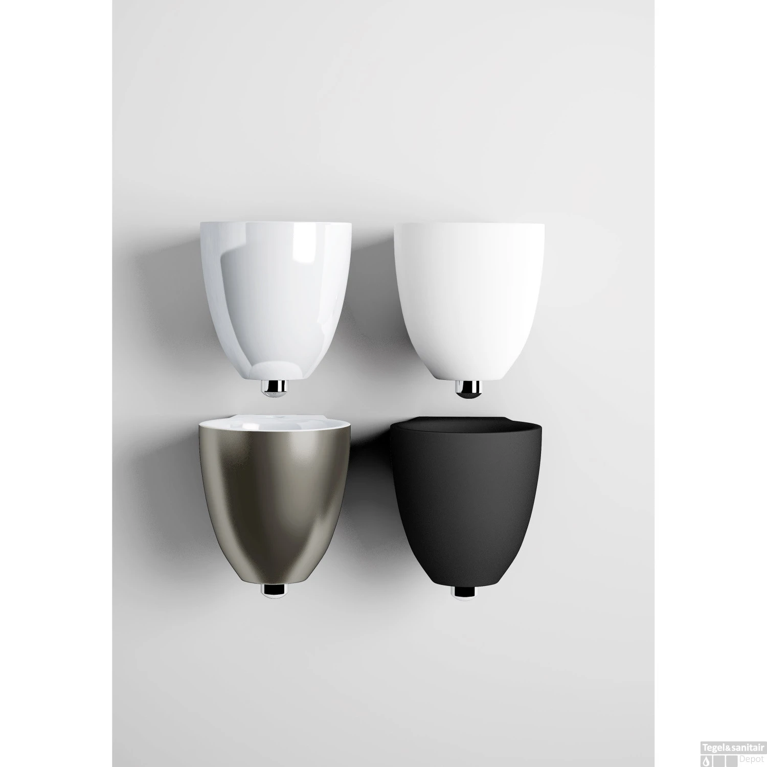 Fontein Clou Flush 6 27x31.5x28cm Keramiek Wit (Met Kraangat, Afvoerplug En Bekersifon Chroom) 8 Fontein Clou Flush 6 27x31.5x28cm Keramiek Wit (Met Kraangat, Afvoerplug En Bekersifon Chroom) - Afbeelding 6