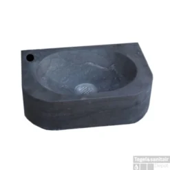 Natuursteen Fontein Flow 35x24x10cm (kraangat Links) -Goedkope Stijl Baden Winkel fontein sanilux flow links 11045l shop