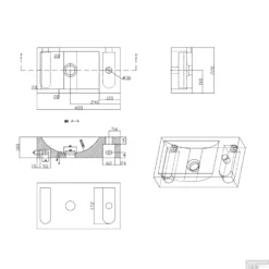 Natuursteen Fontein Wiesbaden Recto 40x22x10cm (kraangat Recht) 8 Natuursteen Fontein Wiesbaden Recto 40x22x10cm (kraangat Recht) -Goedkope Stijl Baden Winkel fontein sanilux recto rechts 11044r tech