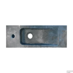 Natuursteen Fontein Slim 45x17x10cm (kraangat Links) 7 Natuursteen Fontein Slim 45x17x10cm (kraangat Links) -Goedkope Stijl Baden Winkel fontein sanilux slim links 11046l 2