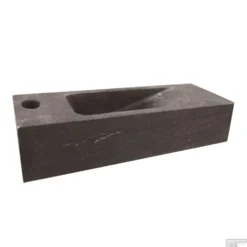 Natuursteen Fontein Slim 45x17x10cm (kraangat Links) 9 Natuursteen Fontein Slim 45x17x10cm (kraangat Links) -Goedkope Stijl Baden Winkel fontein sanilux slim links 11046l shop