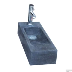 Natuursteen Fontein Slim 45x17x10cm (kraangat Rechts)