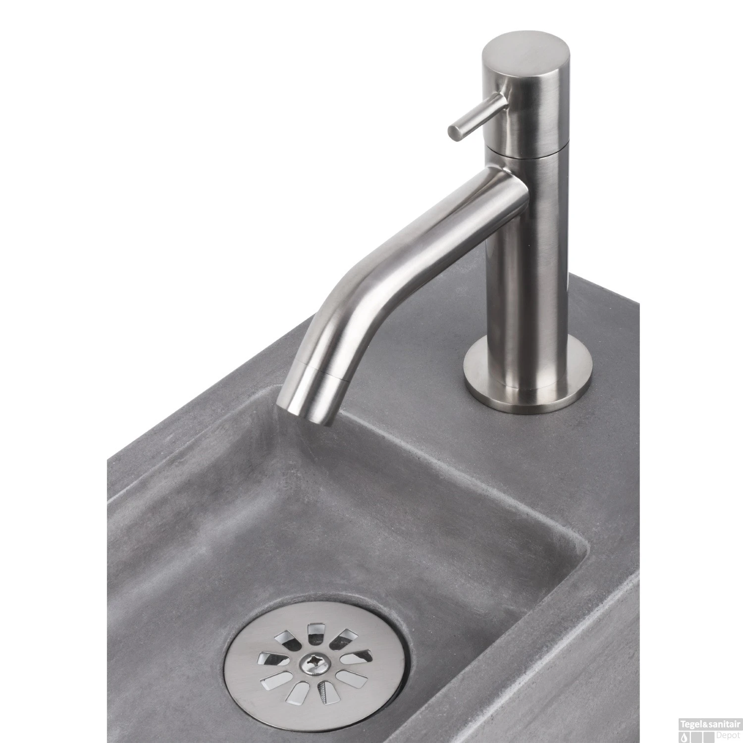 Fontein Afvoerplug Differnz Mix Mat Chroom 5 Fontein Afvoerplug Differnz Mix Mat Chroom - Afbeelding 3