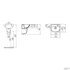 Fontein Boss & Wessing 35x30 Cm Keramiek Wit Met Kraangat Rechts -Goedkope Stijl Baden Winkel fontein boss wessing 35x30 cm keramiek wit met kraangat rechts tech
