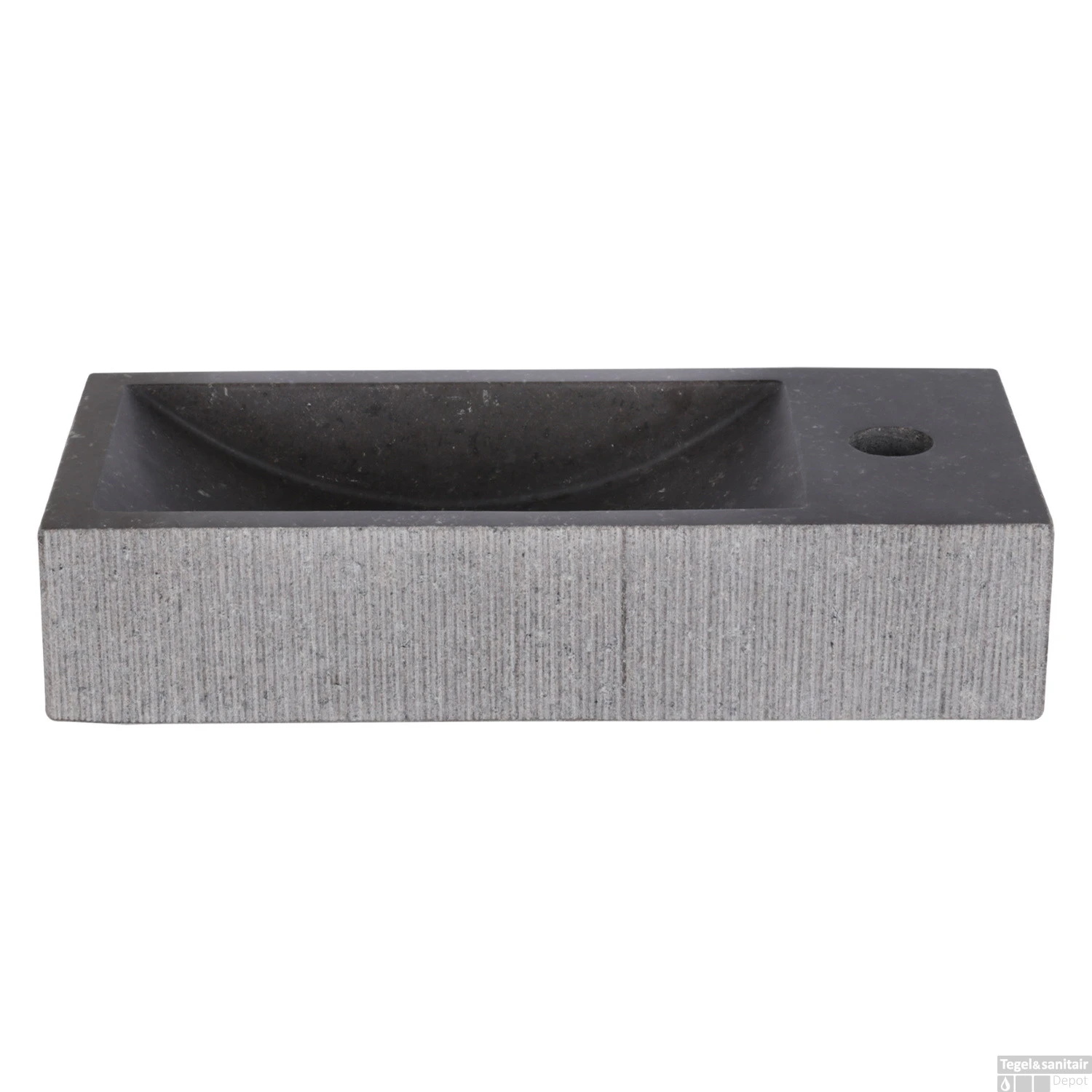 Fonteinset Differnz Mix En Match Bombai Ribble Natuursteen 38x18x8 Cm (Keuze Uit 5 Kleuren Kranen) 9 Fonteinset Differnz Mix En Match Bombai Ribble Natuursteen 38x18x8 Cm (Keuze Uit 5 Kleuren Kranen) - Afbeelding 7