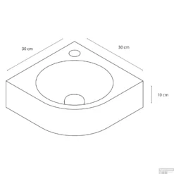 Fonteinset Differnz Mix En Match Cleo Hoekfontein 30x30x10 Cm Donker Beton (Keuze Uit 5 Kleuren Kranen) 19 Fonteinset Differnz Mix En Match Cleo Hoekfontein 30x30x10 Cm Donker Beton (Keuze Uit 5 Kleuren Kranen) -Goedkope Stijl Baden Winkel fontein differnz cleo hoekfontein 30x30x10 cm beton donker tech