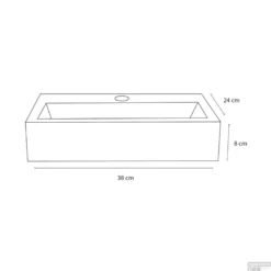 Fonteinset Differnz Mix En Match Flat Marmer 38x24x7 Cm (Keuze Uit 5 Kleuren Kranen) 21 Fonteinset Differnz Mix En Match Flat Marmer 38x24x7 Cm (Keuze Uit 5 Kleuren Kranen) -Goedkope Stijl Baden Winkel fontein differnz dif marmer 38x24x7 cm wit tech 1