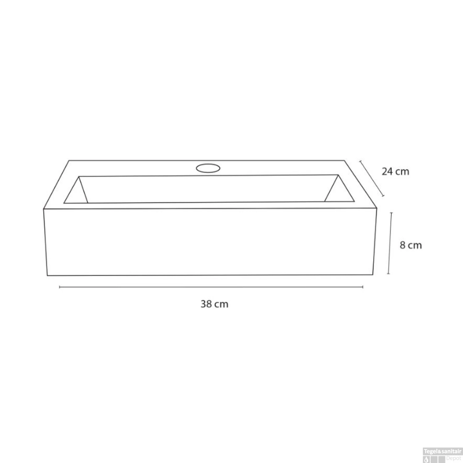 Fonteinset Differnz Mix En Match Flat Marmer 38x24x7 Cm (Keuze Uit 5 Kleuren Kranen) 9 Fonteinset Differnz Mix En Match Flat Marmer 38x24x7 Cm (Keuze Uit 5 Kleuren Kranen) - Afbeelding 7