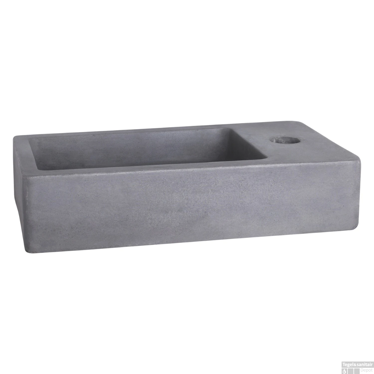 Fontein Differnz Force 40x22x8 Cm Beton Donker 3 Fontein Differnz Force 40x22x8 Cm Beton Donker