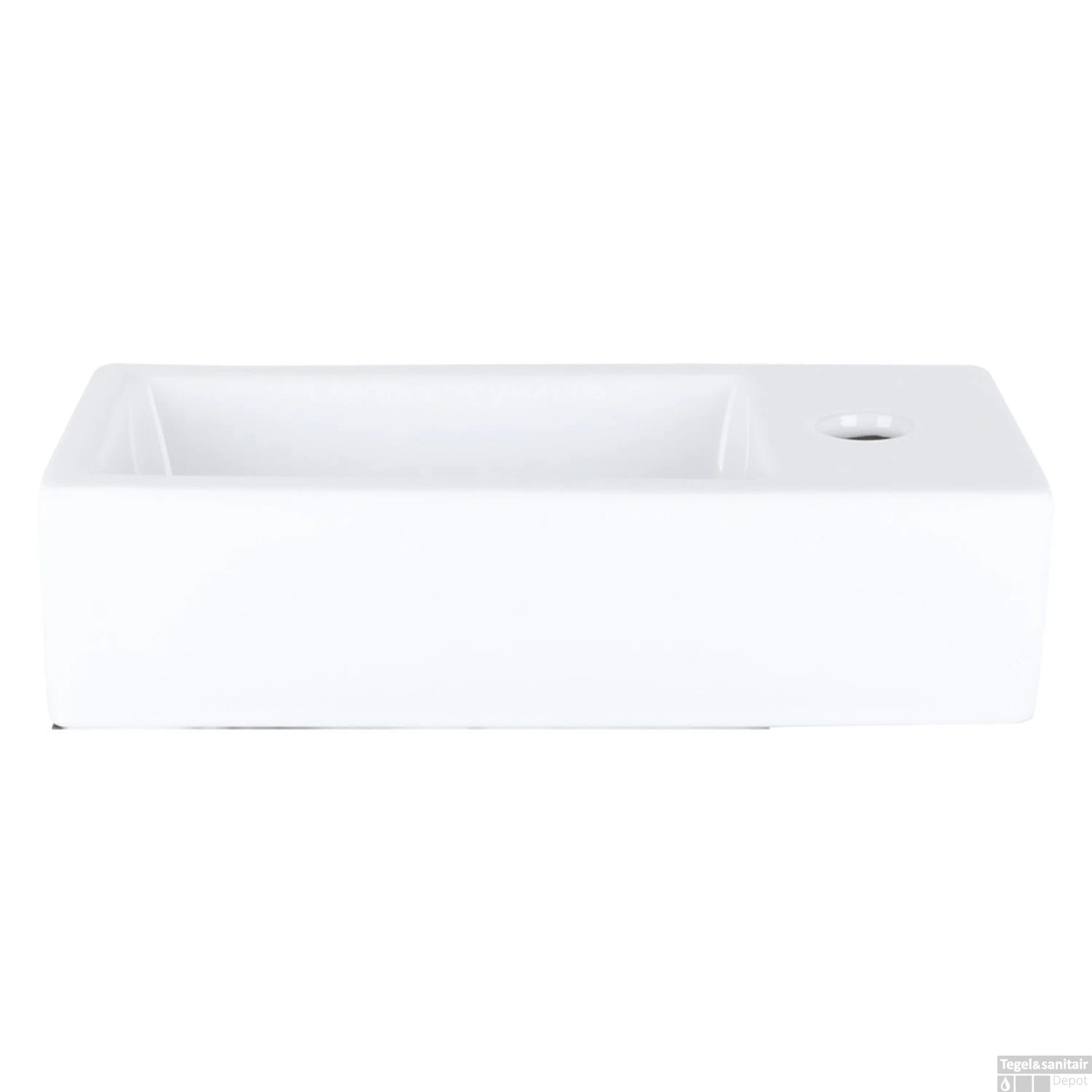 Fontein Differnz Ravo 39.5x18,5x9 Cm Keramiek 4 Fontein Differnz Ravo 39.5x18,5x9 Cm Keramiek - Afbeelding 2