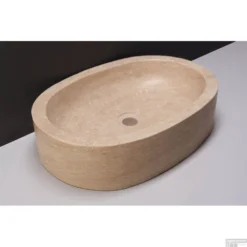 Fontein Forzalaqua Firenze Travertin Gezoet 50x35x12 Cm