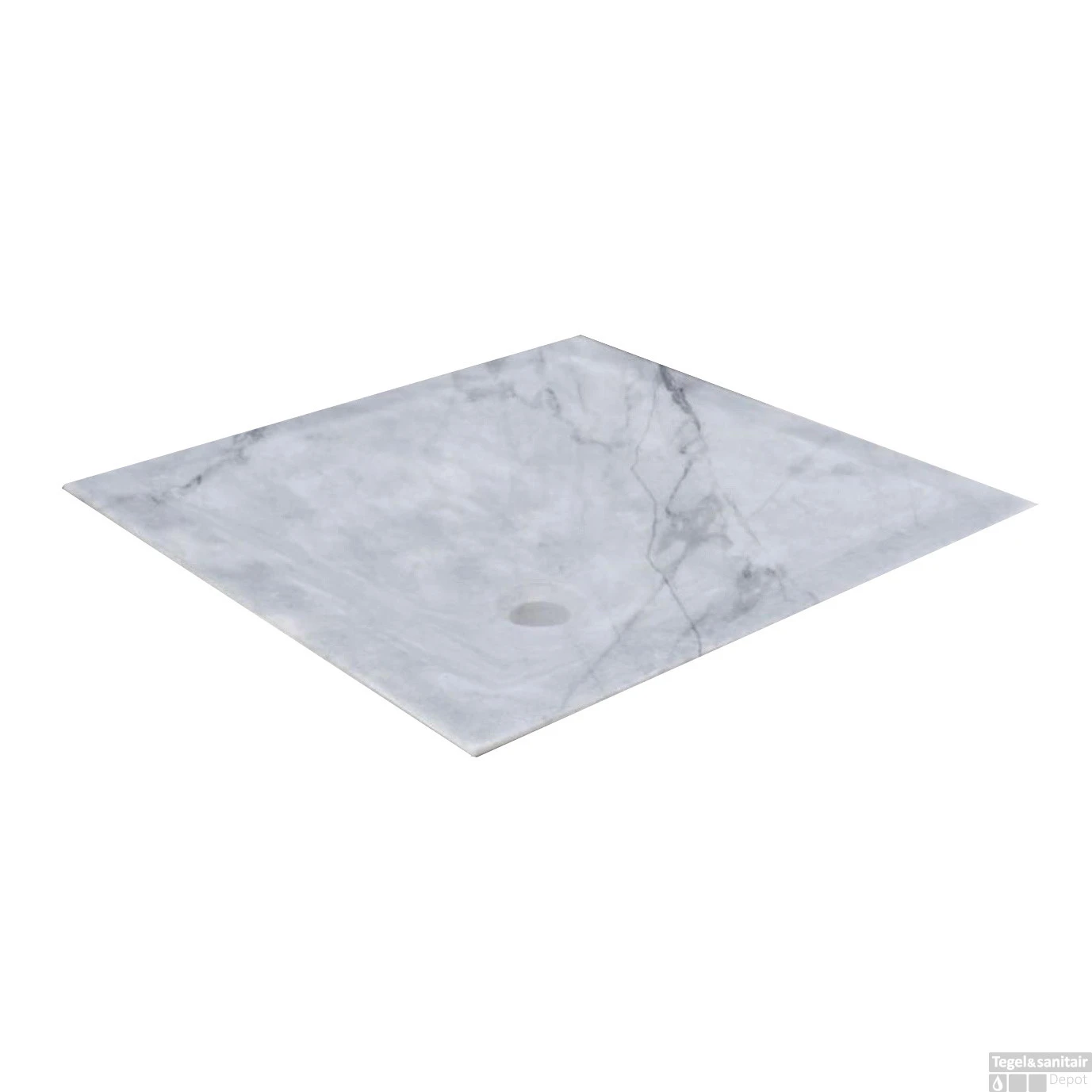 Waskom Forzalaqua Milano Carrara Gepolijst 45x45x12 Cm 3 Waskom Forzalaqua Milano Carrara Gepolijst 45x45x12 Cm