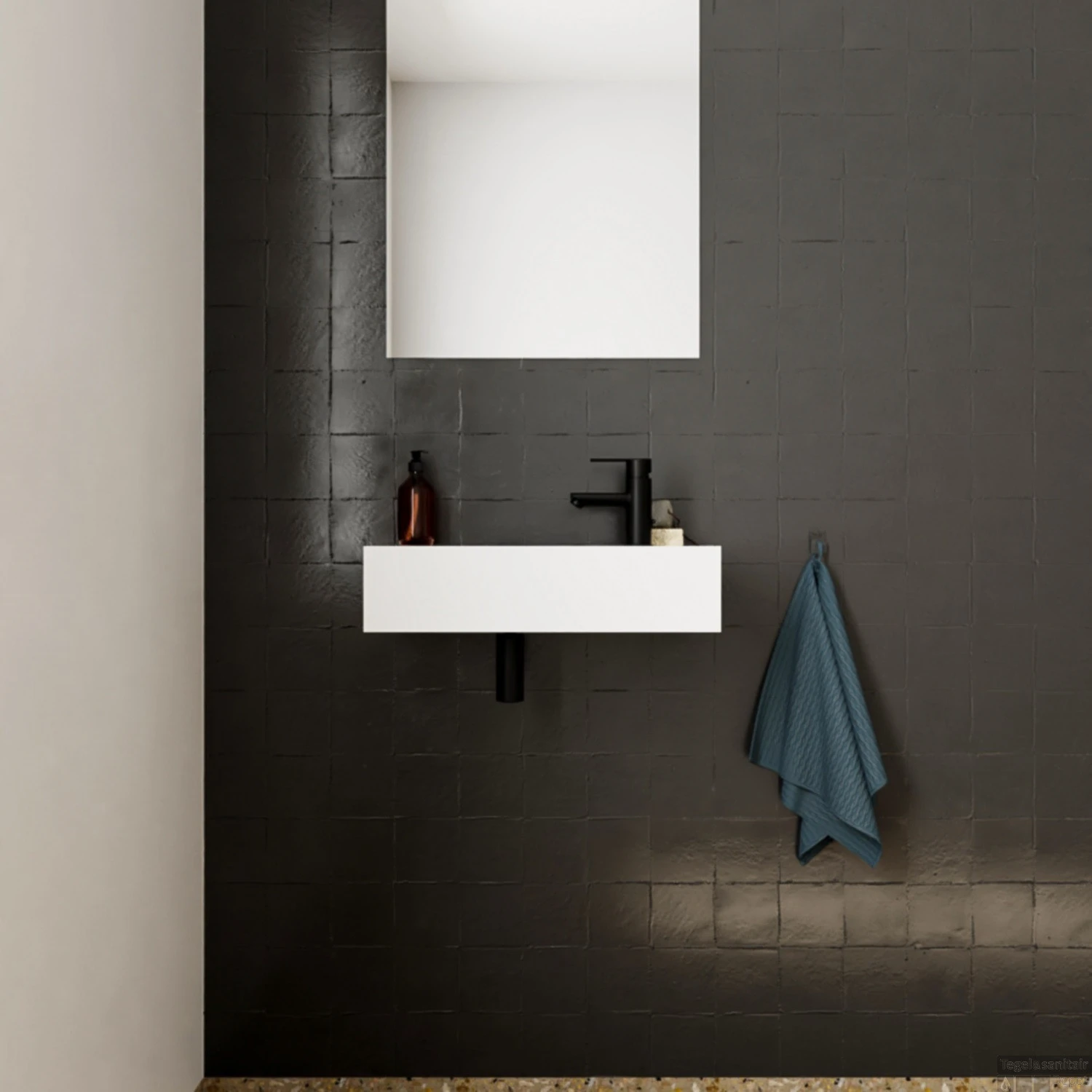 Fontein Salenzi Arro 50x26 Cm Mat Wit Rechts 5 Fontein Salenzi Arro 50x26 Cm Mat Wit Rechts - Afbeelding 3