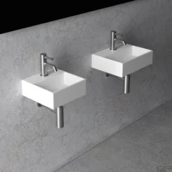 Fontein Salenzi Spy 30x30 Cm Mat Wit (inclusief Bijpassende Waste) 8 Fontein Salenzi Spy 30x30 Cm Mat Wit (inclusief Bijpassende Waste) -Goedkope Stijl Baden Winkel fontein salenzi spy 30x30 cm wit sfeer 1