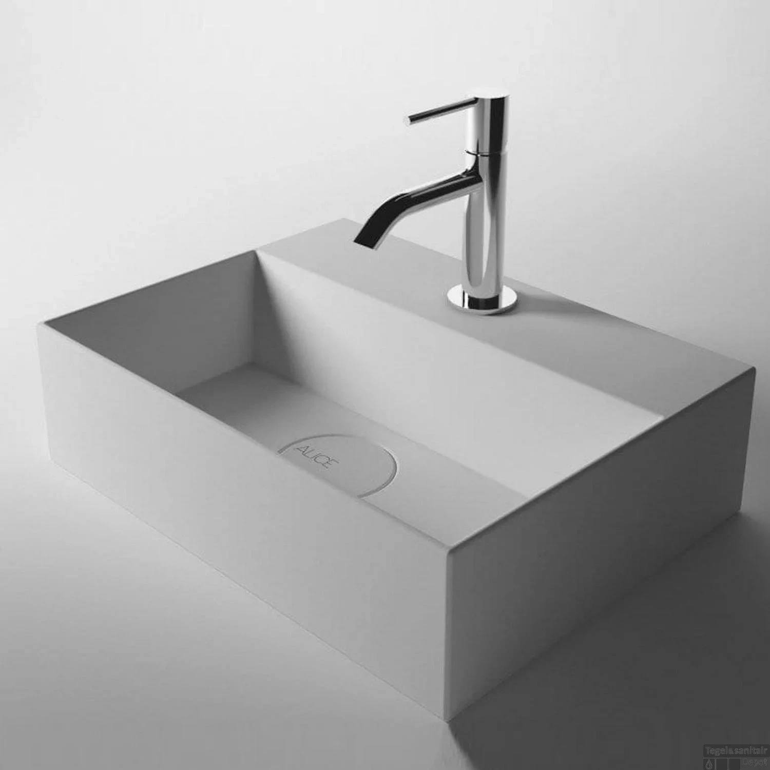 Fontein Salenzi Spy 40x30 Cm Glans Wit (inclusief Bijpassende Waste) 6 Fontein Salenzi Spy 40x30 Cm Glans Wit (inclusief Bijpassende Waste) - Afbeelding 4