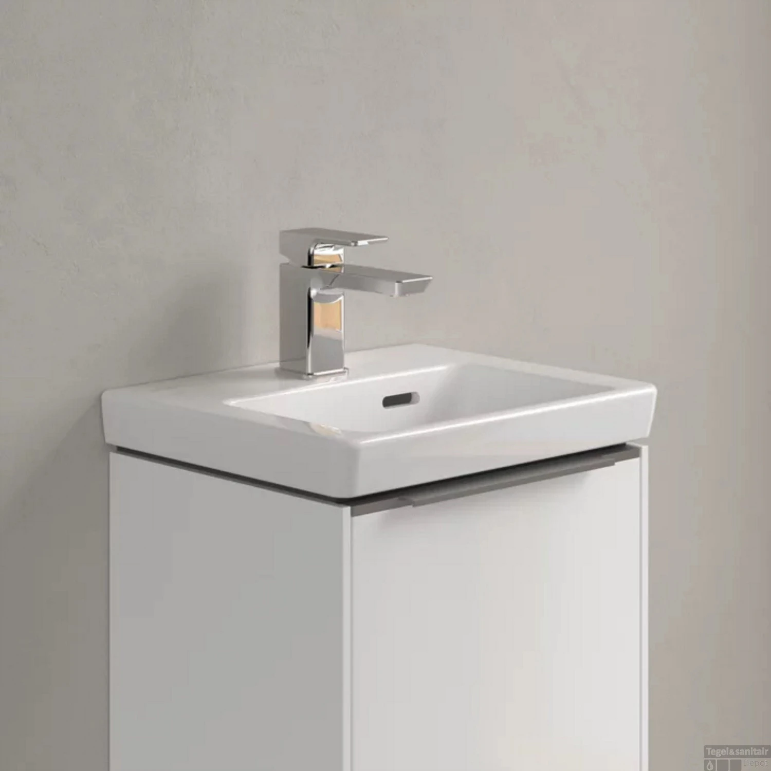 Fontein Villeroy & Boch Subway 3.0 30.5x37x13.5 Cm Wit Alpin 5 Fontein Villeroy & Boch Subway 3.0 30.5x37x13.5 Cm Wit Alpin - Afbeelding 3