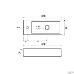 Fontein Wiesbaden Trim Mini 38x14x8 Cm Links -Goedkope Stijl Baden Winkel fontein wiesbaden trim mini 38x14x8 cm links tech