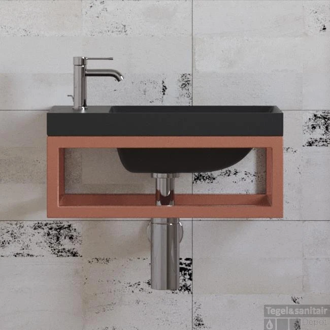 Fonteinset Boss & Wessing Paris 40x22 Cm Met Mat Zwart Fontein Mat Koper 4 Fonteinset Boss & Wessing Paris 40x22 Cm Met Mat Zwart Fontein Mat Koper - Afbeelding 2