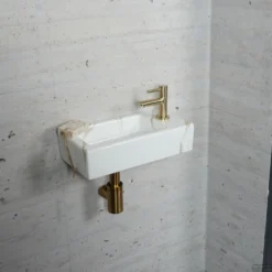 Fonteinset Carrara Marmerlook Wiesbaden Color Messing Goud (kraangat Rechts) 22 Fonteinset Carrara Marmerlook Wiesbaden Color Messing Goud (kraangat Rechts) -Goedkope Stijl Baden Winkel fonteinset carrara marmerlook wiesbaden color 5