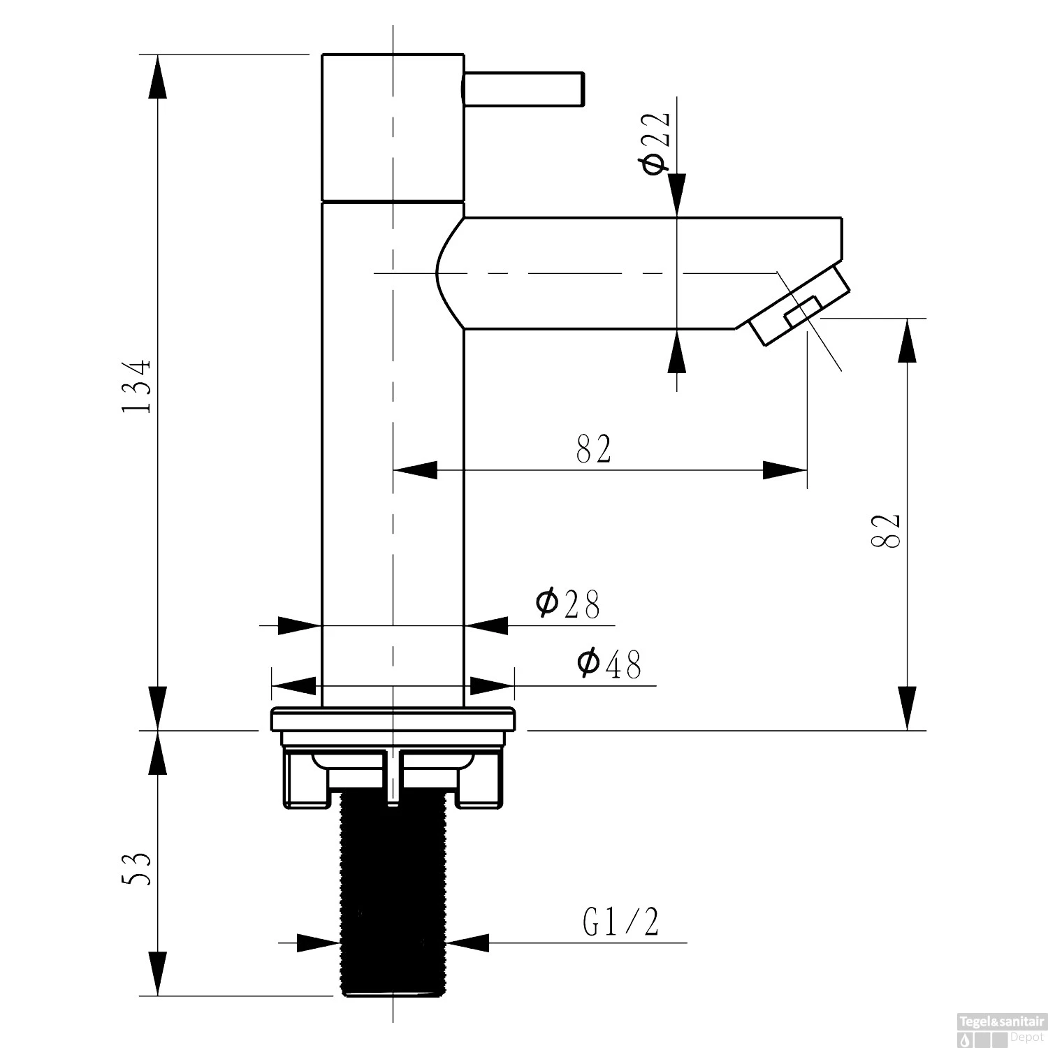 Fonteinset Differnz Bombai Natuursteen 40x22x9 Cm Zwart Met Rechte Kraan Chroom - Afbeelding 6