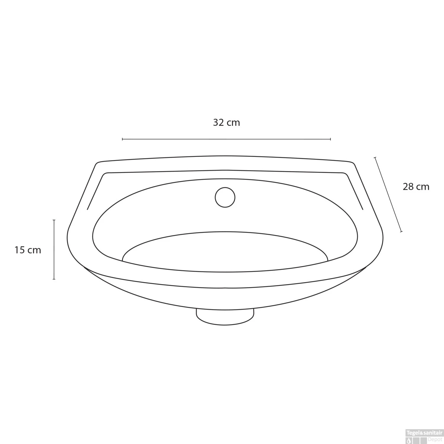 Fonteinset Differnz Gaia 32x28x15cm Wit Met Kraan En Sifon 7 Fonteinset Differnz Gaia 32x28x15cm Wit Met Kraan En Sifon - Afbeelding 5