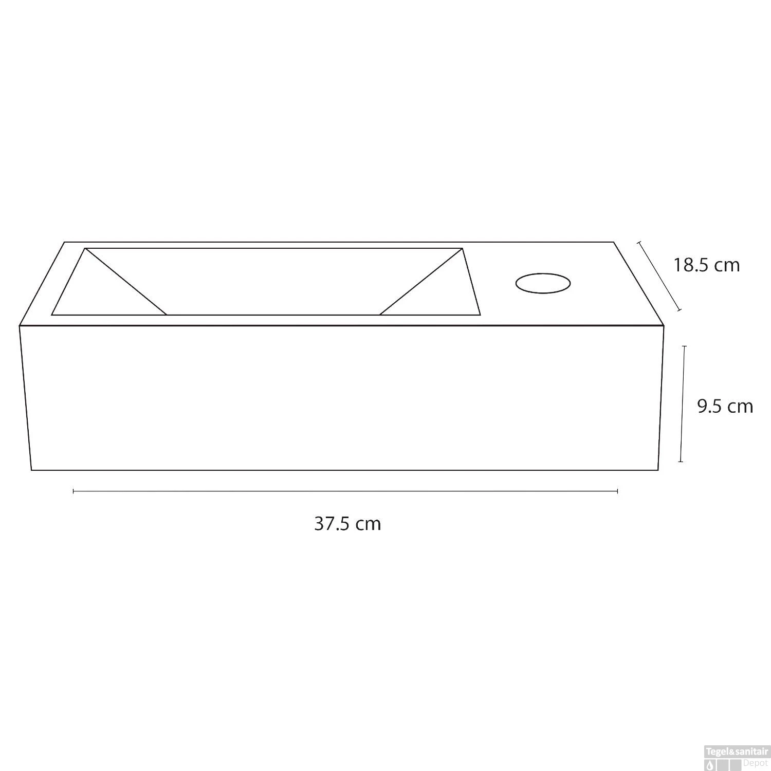 Fonteinset Differnz Helios 37.5x18.5x9.5 Cm Marmer Wit Met Gebogen Kraan Mat Zwart 7 Fonteinset Differnz Helios 37.5x18.5x9.5 Cm Marmer Wit Met Gebogen Kraan Mat Zwart - Afbeelding 5