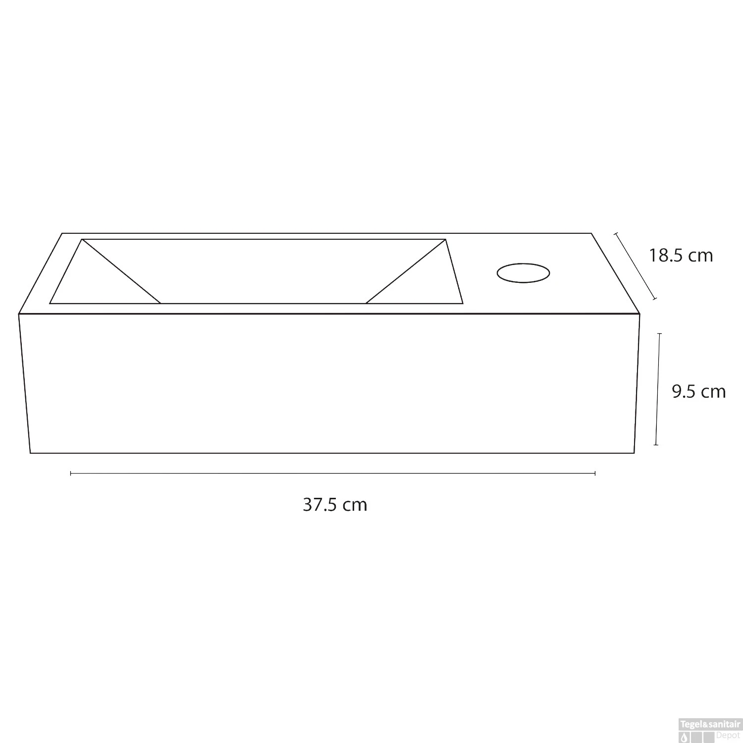 Fonteinset Differnz Helios 37.5x18.5x9.5 Cm Marmer Wit Met Gebogen Kraan Rood Koper 7 Fonteinset Differnz Helios 37.5x18.5x9.5 Cm Marmer Wit Met Gebogen Kraan Rood Koper - Afbeelding 5