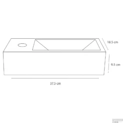 Fonteinset Differnz Helios Met Handoekrek 37.5x18.5x9.5 Cm Marmer Wit Met Rechte Kraan Links Mat Zwart 12 Fonteinset Differnz Helios Met Handoekrek 37.5x18.5x9.5 Cm Marmer Wit Met Rechte Kraan Links Mat Zwart -Goedkope Stijl Baden Winkel fonteinset differnz helios met handoekrek 37.5x18.5x9.5 cm marmer wit met rechte kraan links mat zwart tech